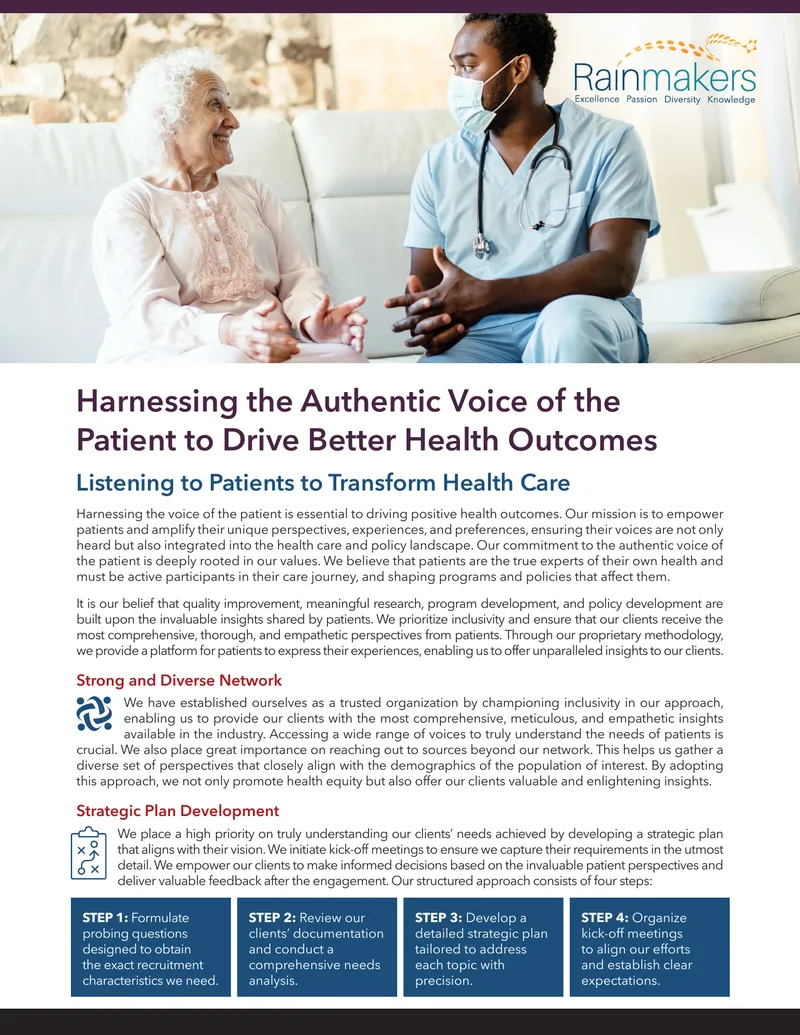 Harnessing Patient Voices for Improved Health Outcomes