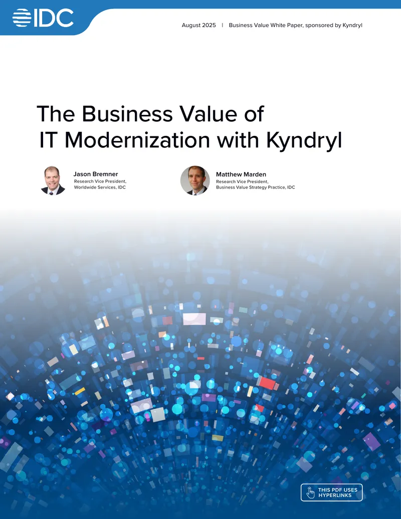 Business Value of IT Modernization with Kyndryl