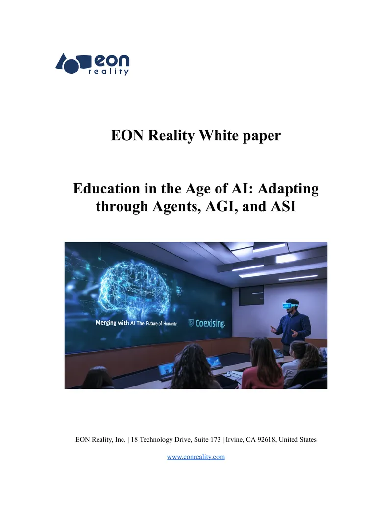 Education in the Age of AI: Adapting through Agents, AGI, and ASI