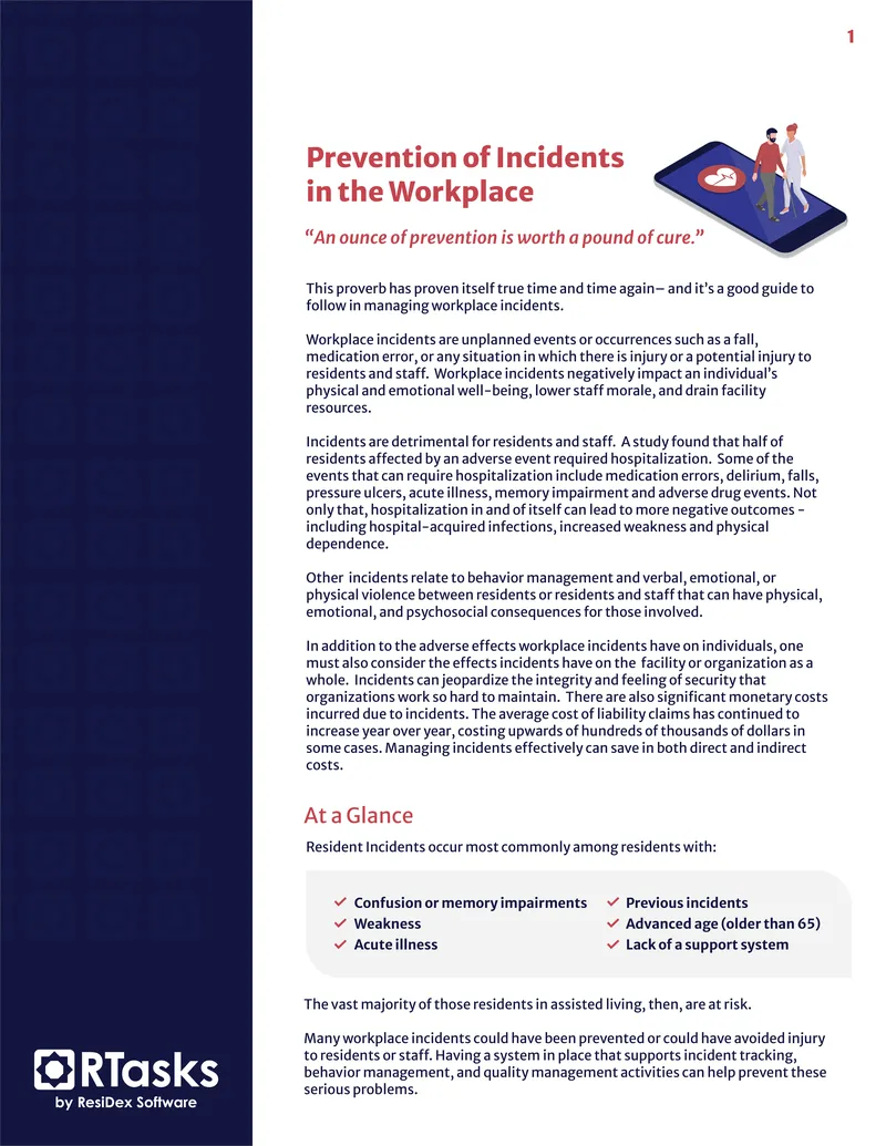 Workplace Incident Prevention and Management Guide
