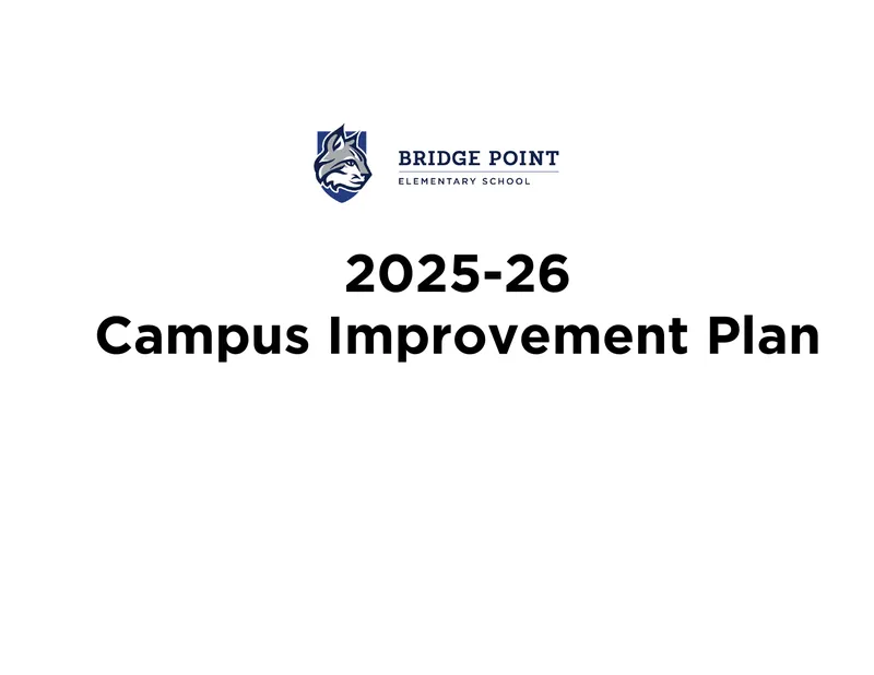 Elementary School Bridge Campus Improvement Plan 2025-26