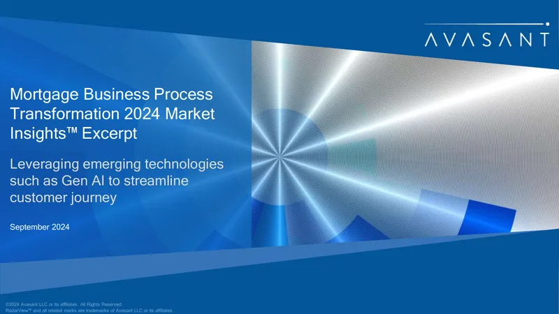 Mortgage Business Process Transformation Market Insights 2024