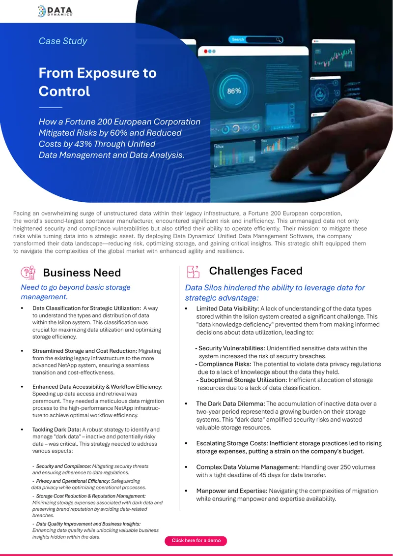 Data Management Strategy for Risk Mitigation