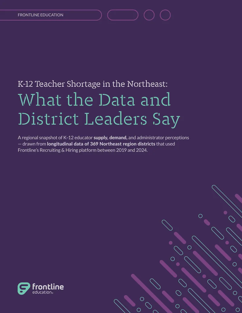 K-12 Teacher Shortage in the Northeast Data Analysis