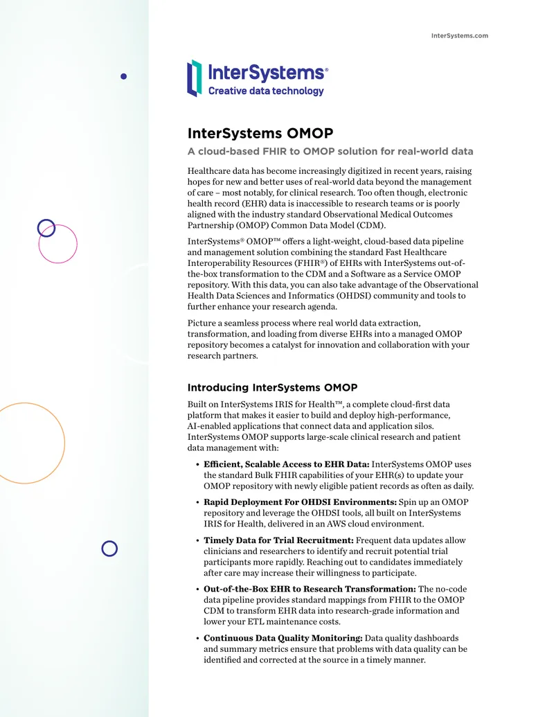 Cloud-Based FHIR to OMOP Data Solution