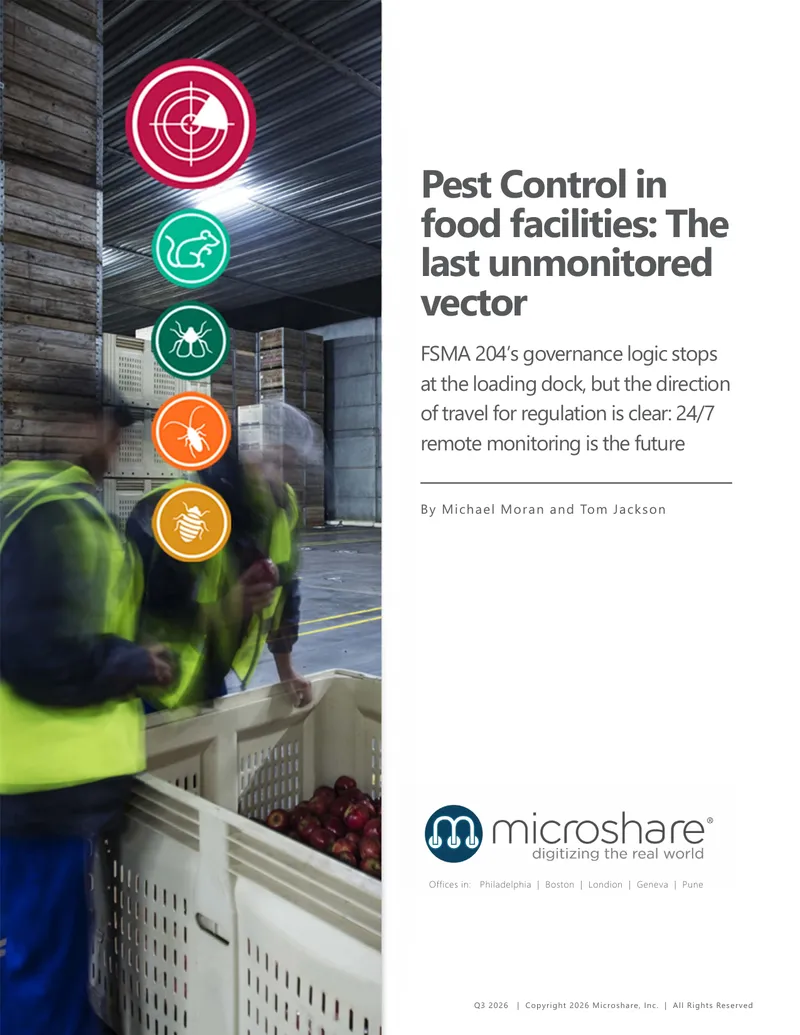 Pest Control Governance in Food Facilities