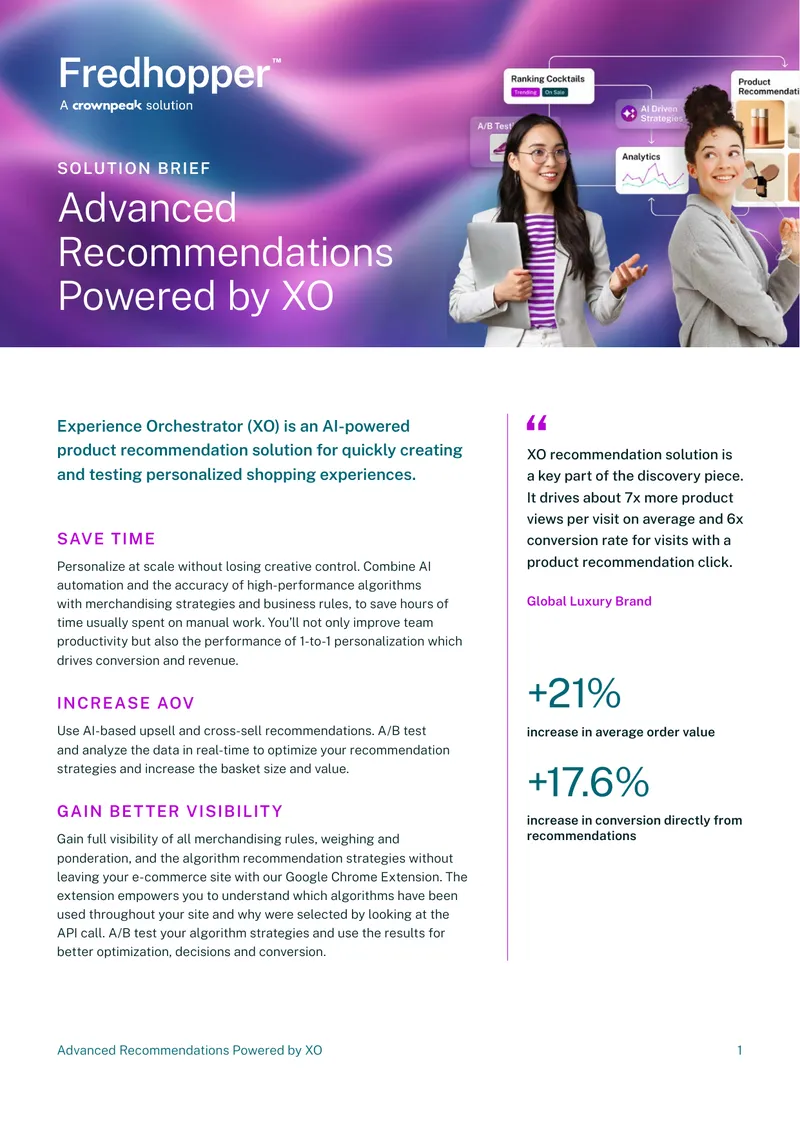 AI-Powered Product Recommendation Solution Overview