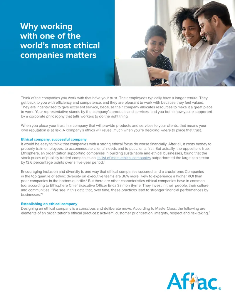 Establishing an Ethical Company Framework