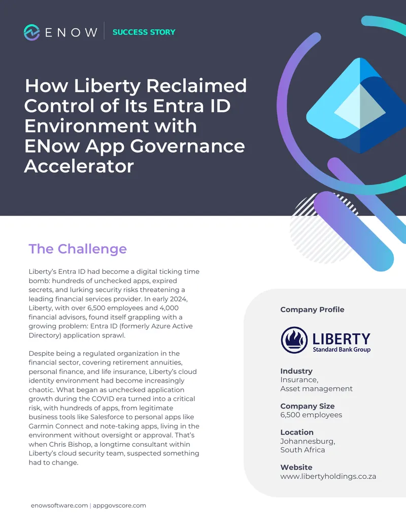 Liberty's Entra ID Governance Improvement Case Study