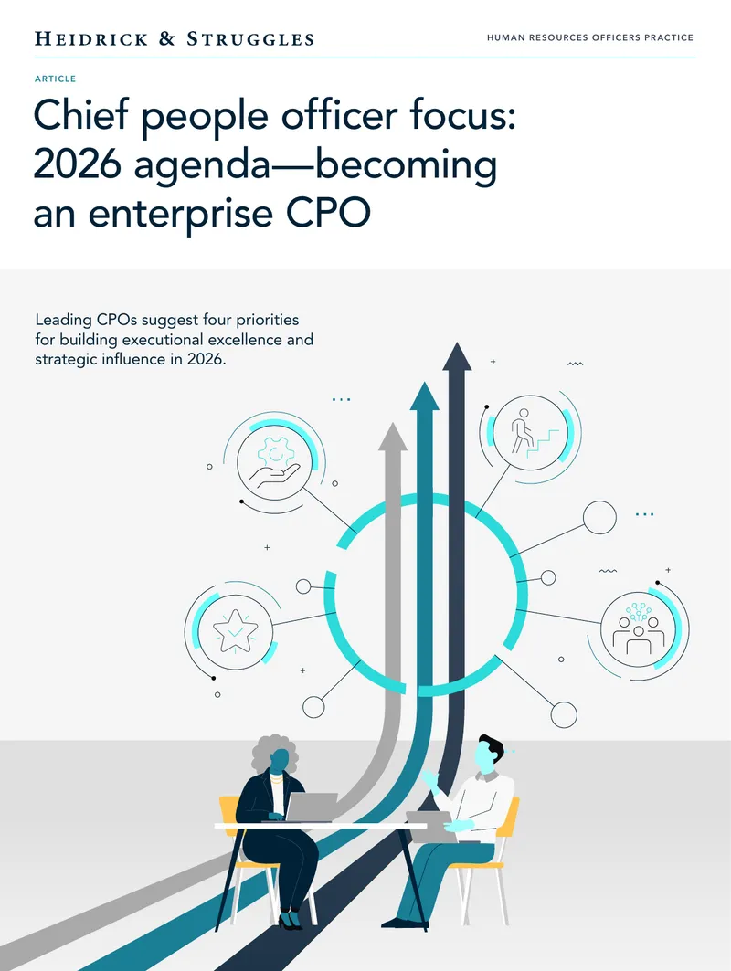 Chief People Officer Focus for 2026 Agenda