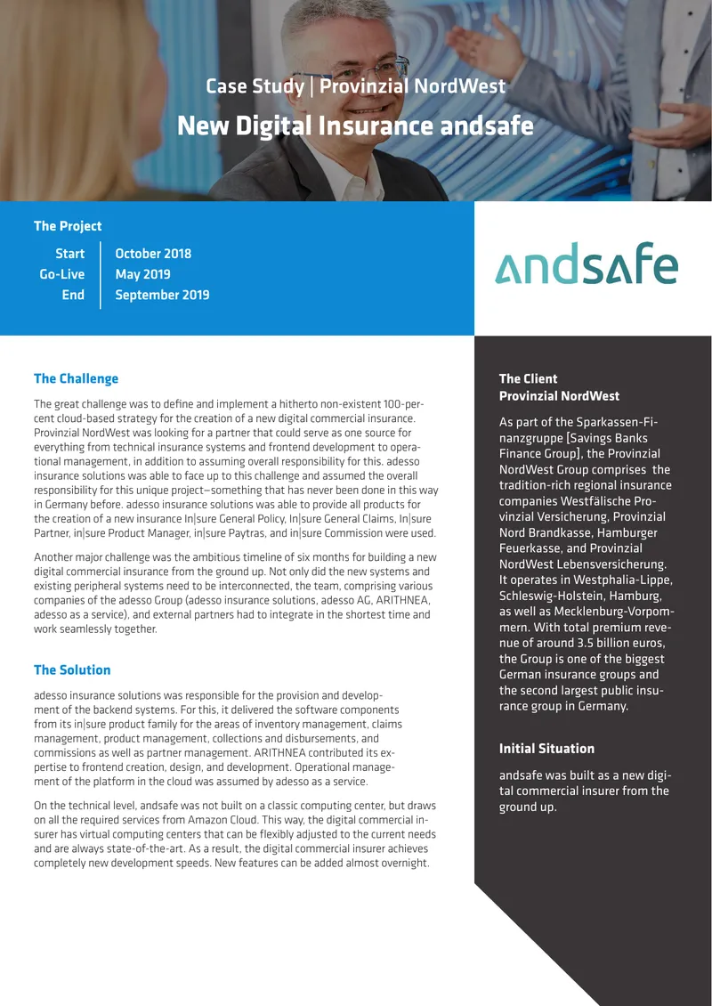 Case Study on Digital Insurance Implementation