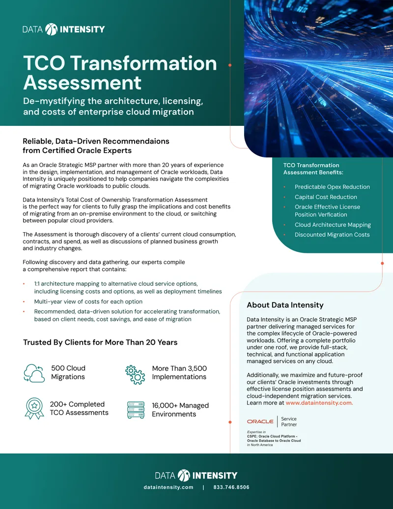 Total Cost of Ownership Transformation Assessment Guide