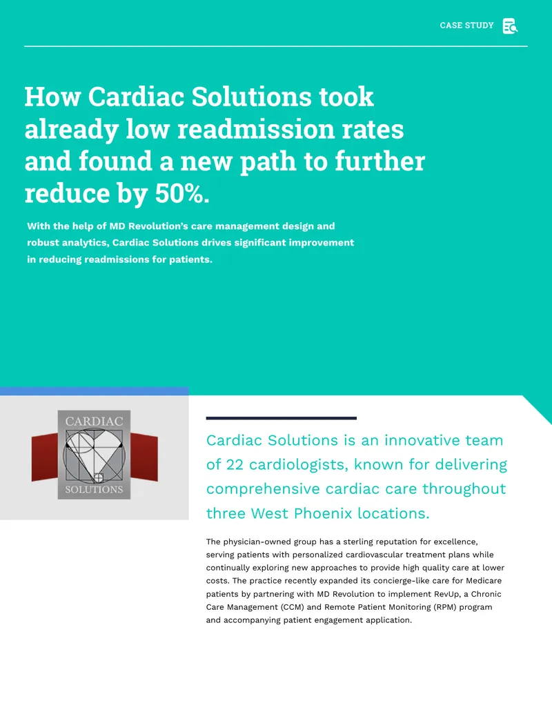 Cardiac Solutions Remote Care Management Case Study