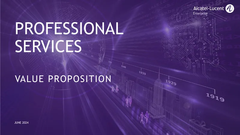 Professional Services Value Proposition for Digital Transformation