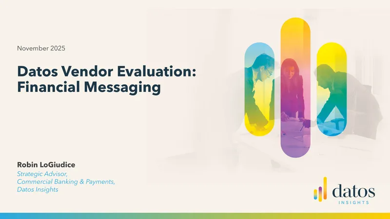 Datos Vendor Evaluation for Financial Messaging