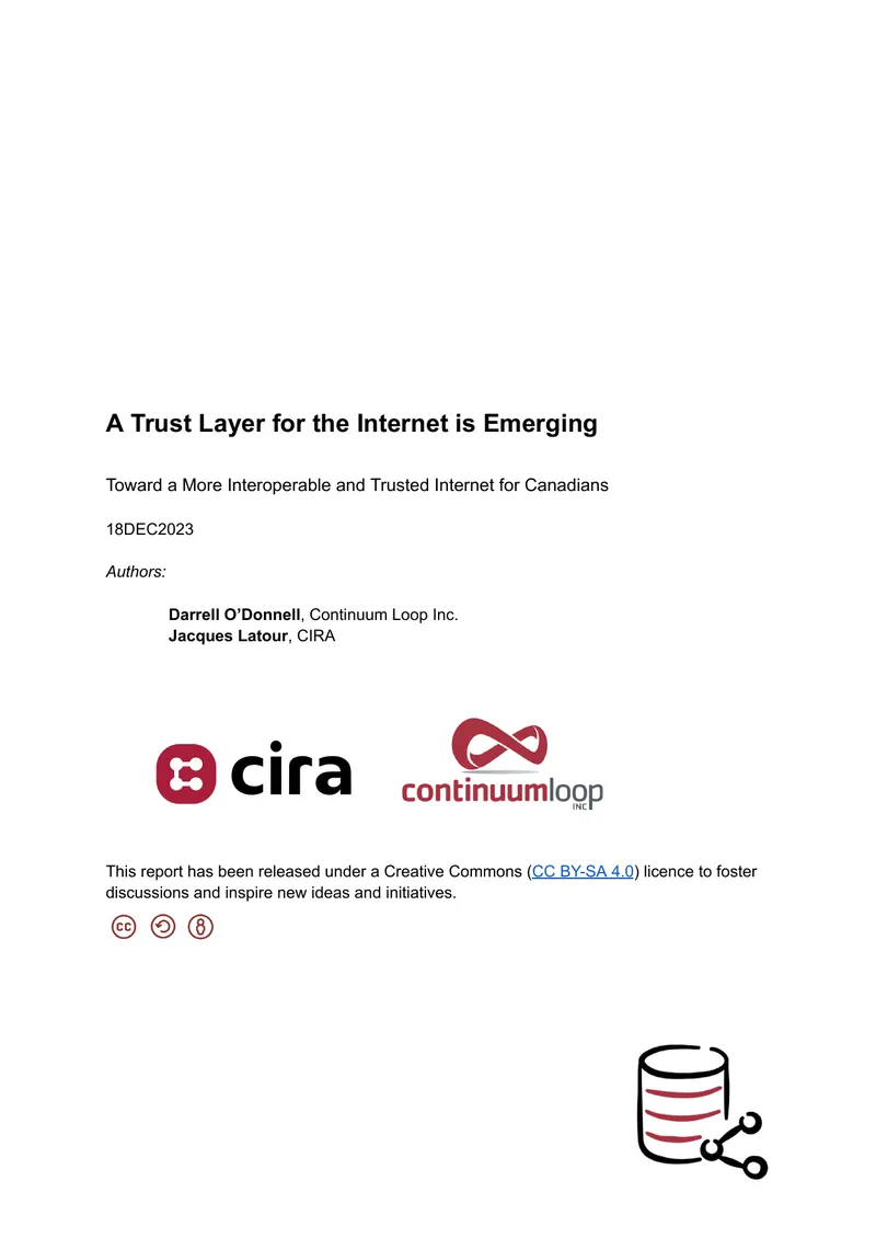 Emerging Trust Layer for the Internet