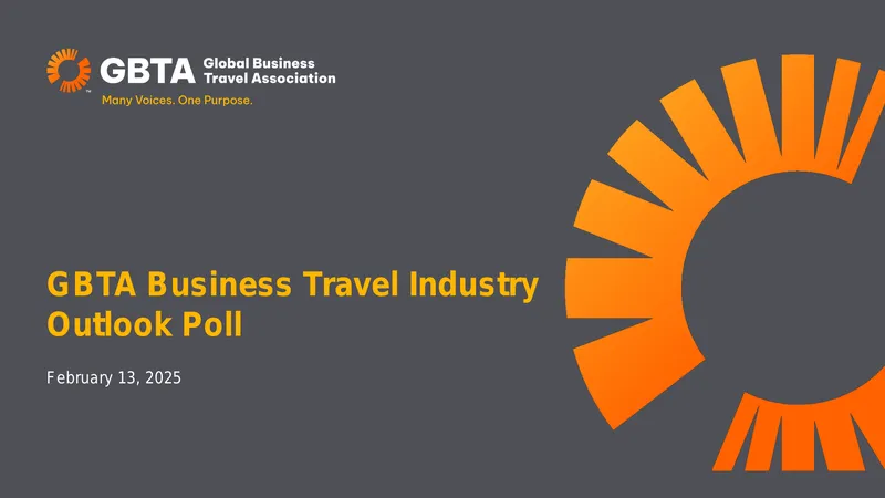 GBTA Business Travel Industry Outlook Poll 2025