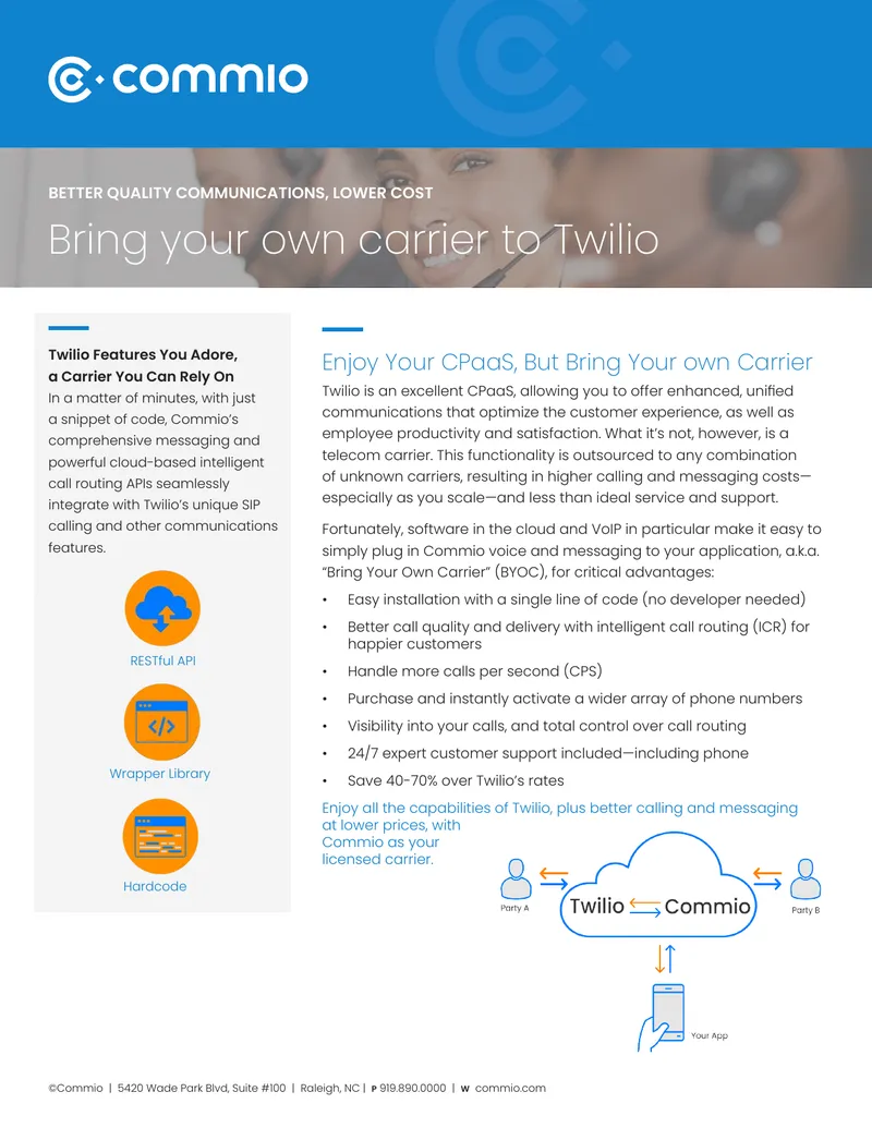 Integrating Commio with Twilio for Enhanced Communications