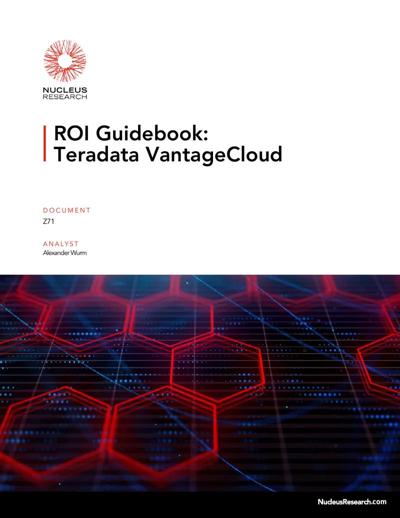 ROI Assessment of Teradata VantageCloud