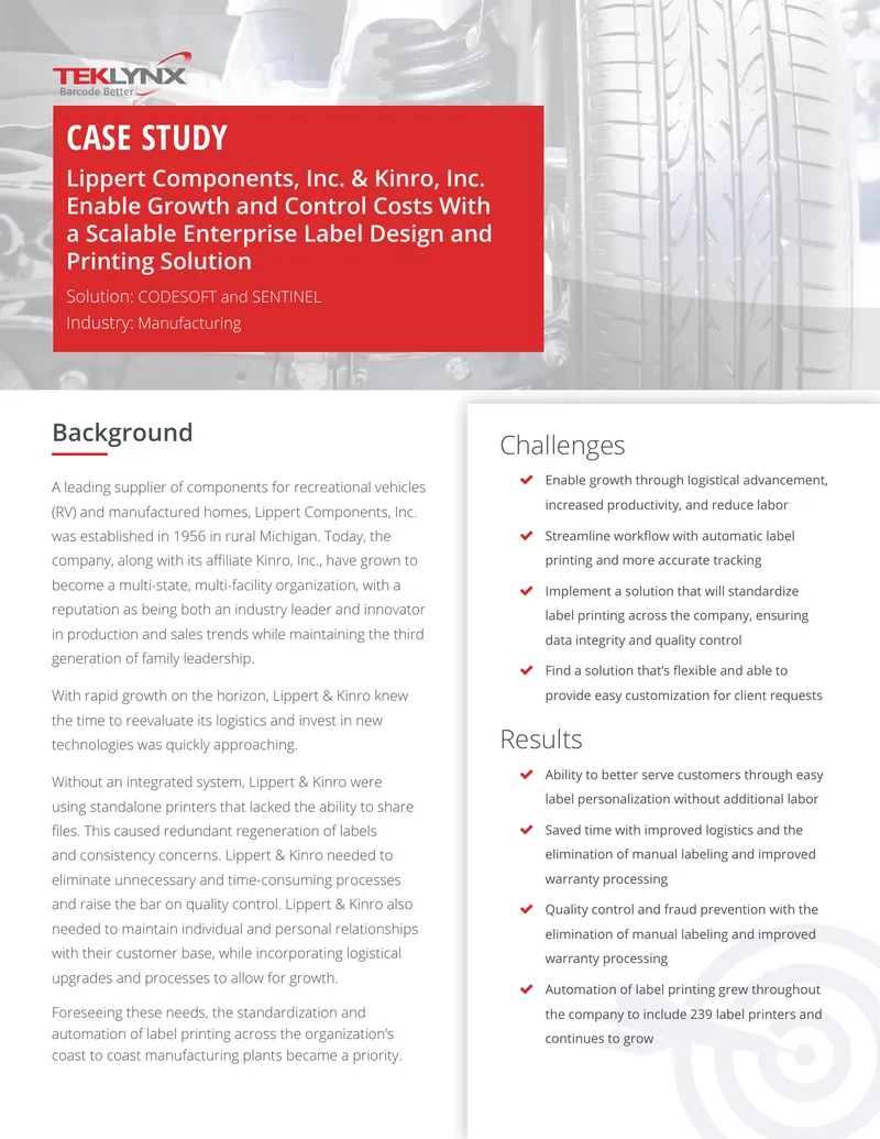 Label Printing Automation Implementation Case Study