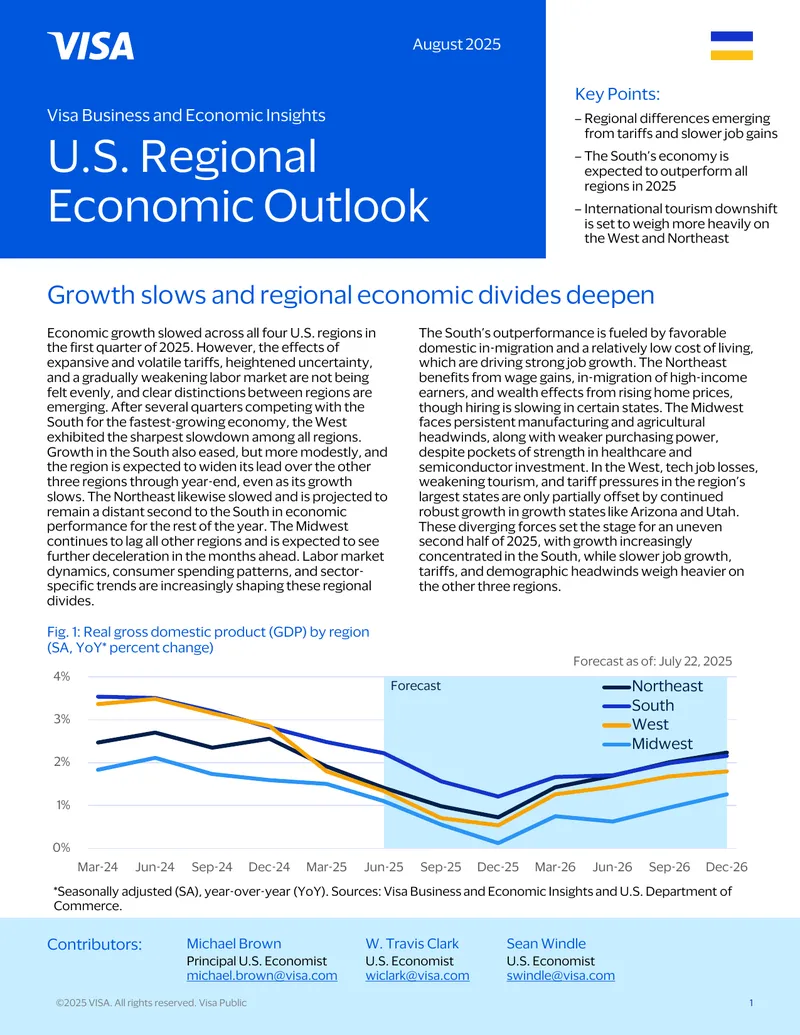U.S. Regional Economic Outlook for 2025