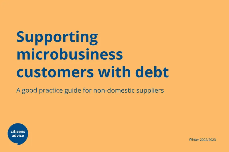Good Practice Guide for Supporting Microbusiness Customers