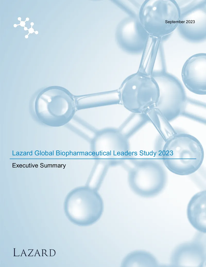 Lazard Global Biopharmaceutical Leaders Study 2023