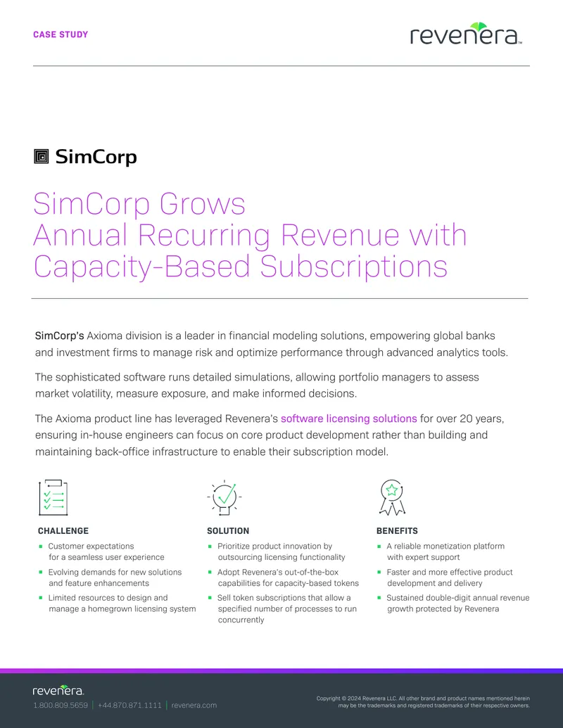 SimCorp's Axioma Division Licensing Case Study