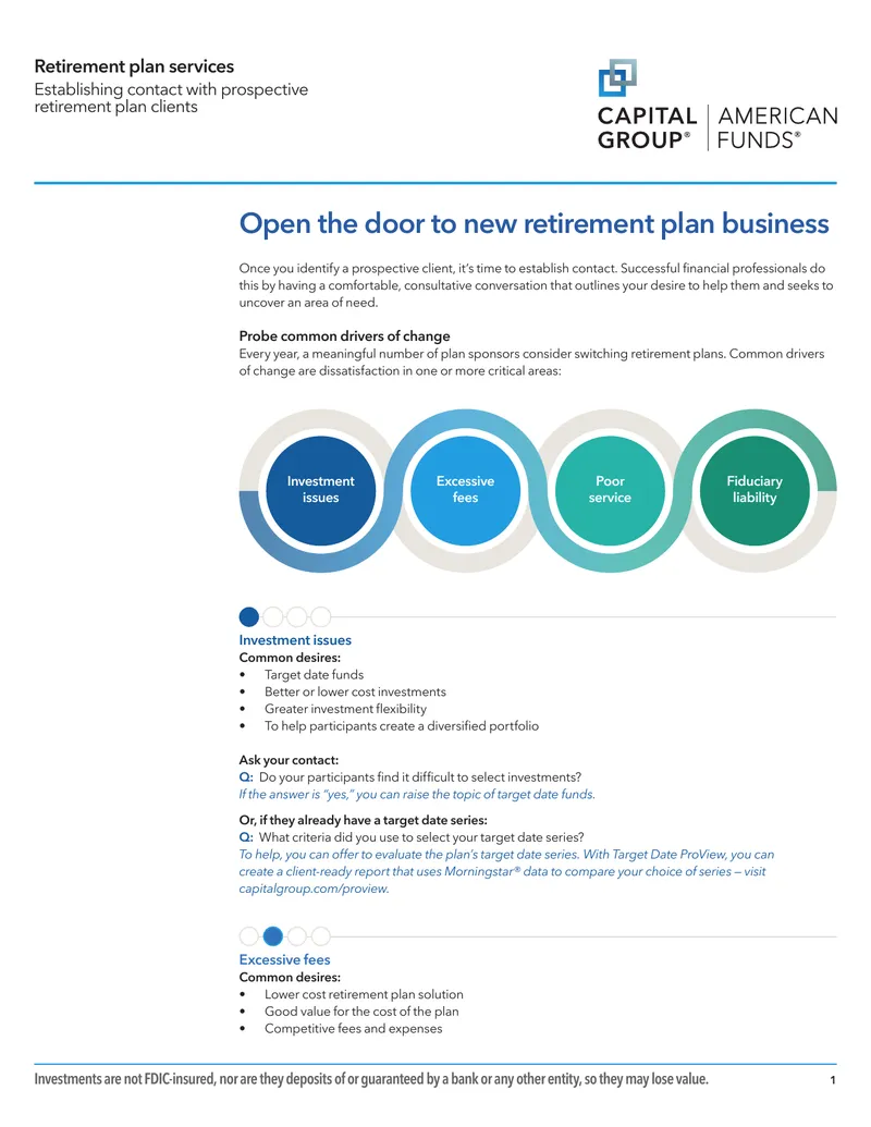 Retirement Plan Client Engagement Strategies