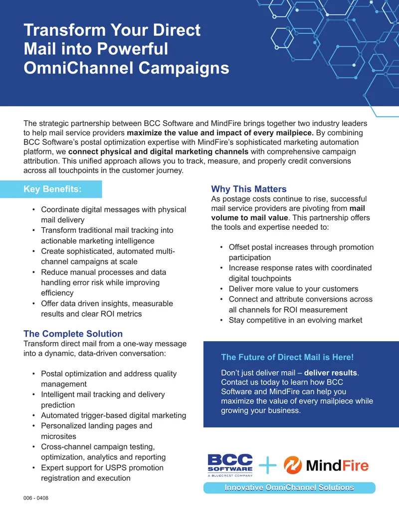 Transforming Direct Mail into OmniChannel Campaigns