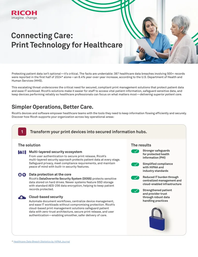 Healthcare Data Protection and Print Management Solutions