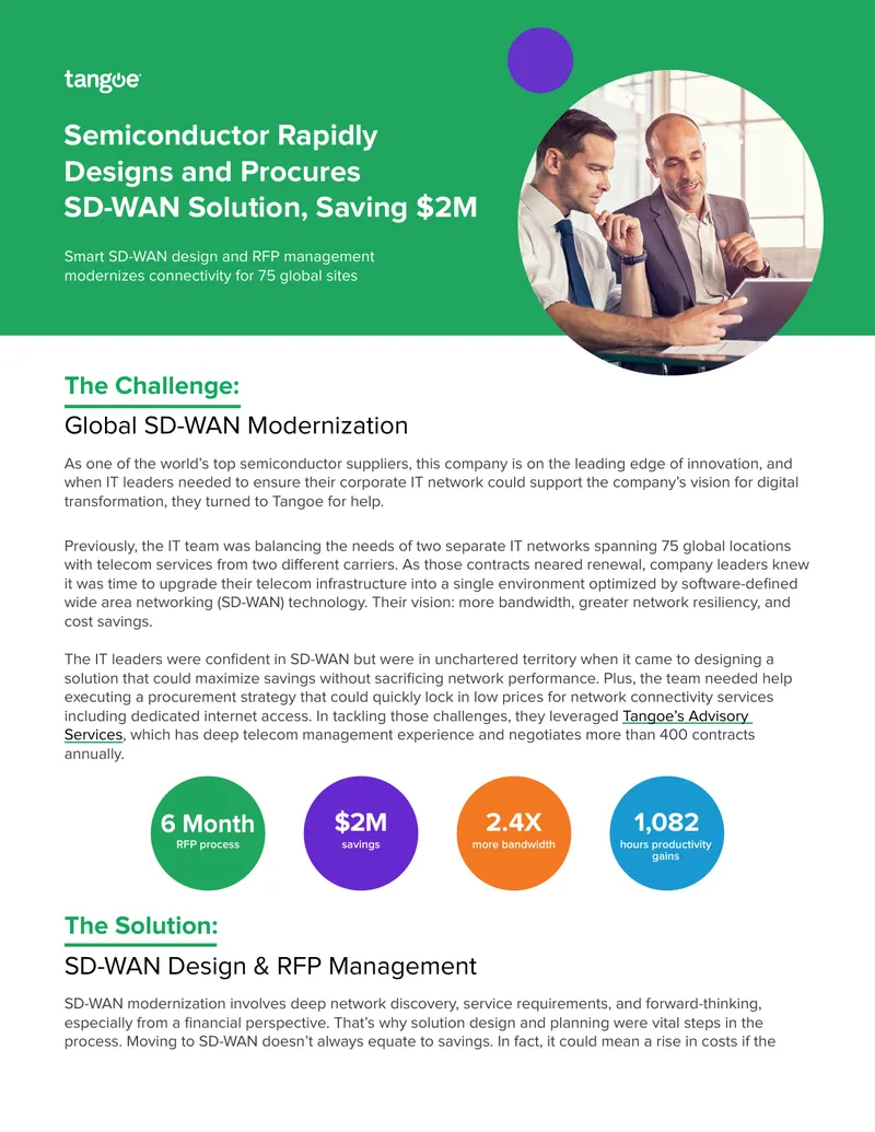 SD-WAN Modernization for Global Semiconductor Company