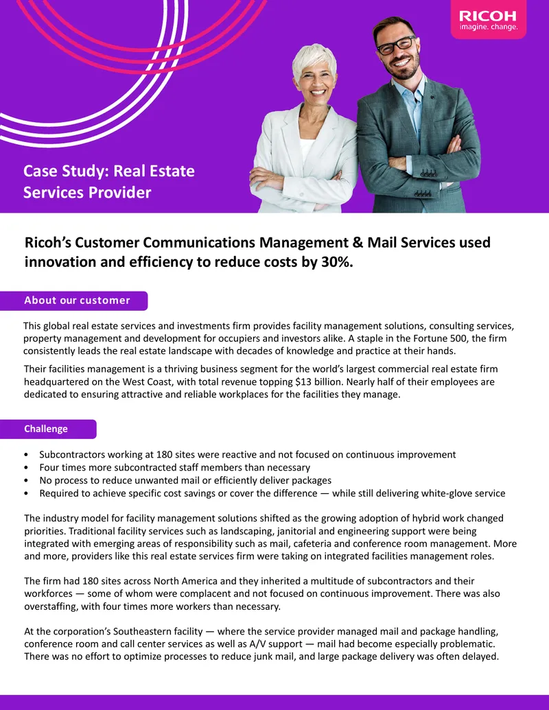 Case Study on Integrated Facilities Management Solutions