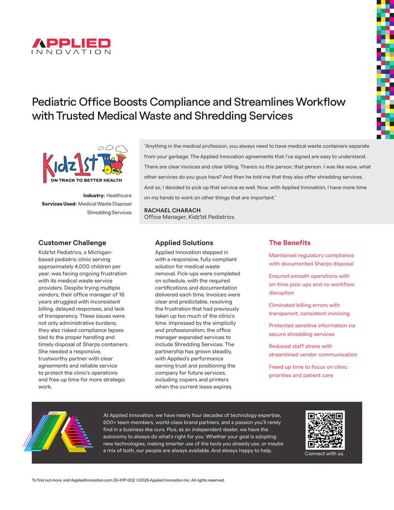 Pediatric Office Compliance and Workflow Improvement