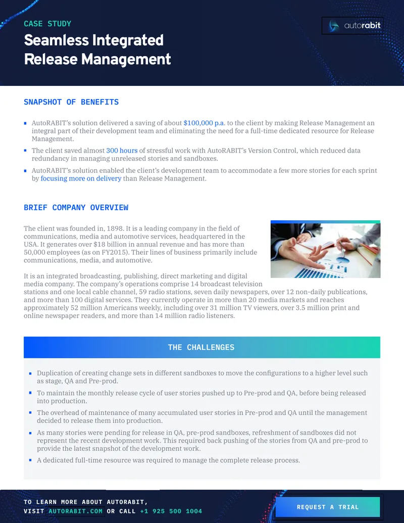 Seamless Integrated Release Management Case Study