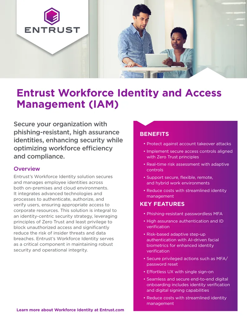 Workforce Identity Management Solution Overview