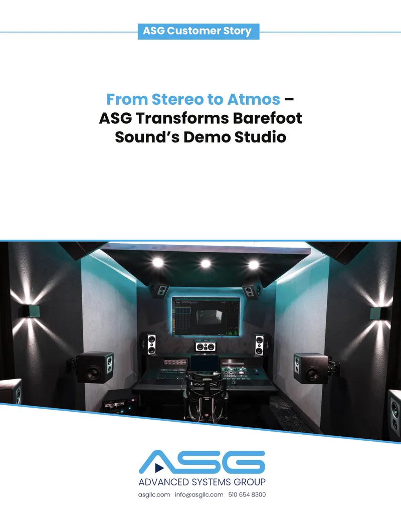 Barefoot Sound Immersive Audio Demo Room Project
