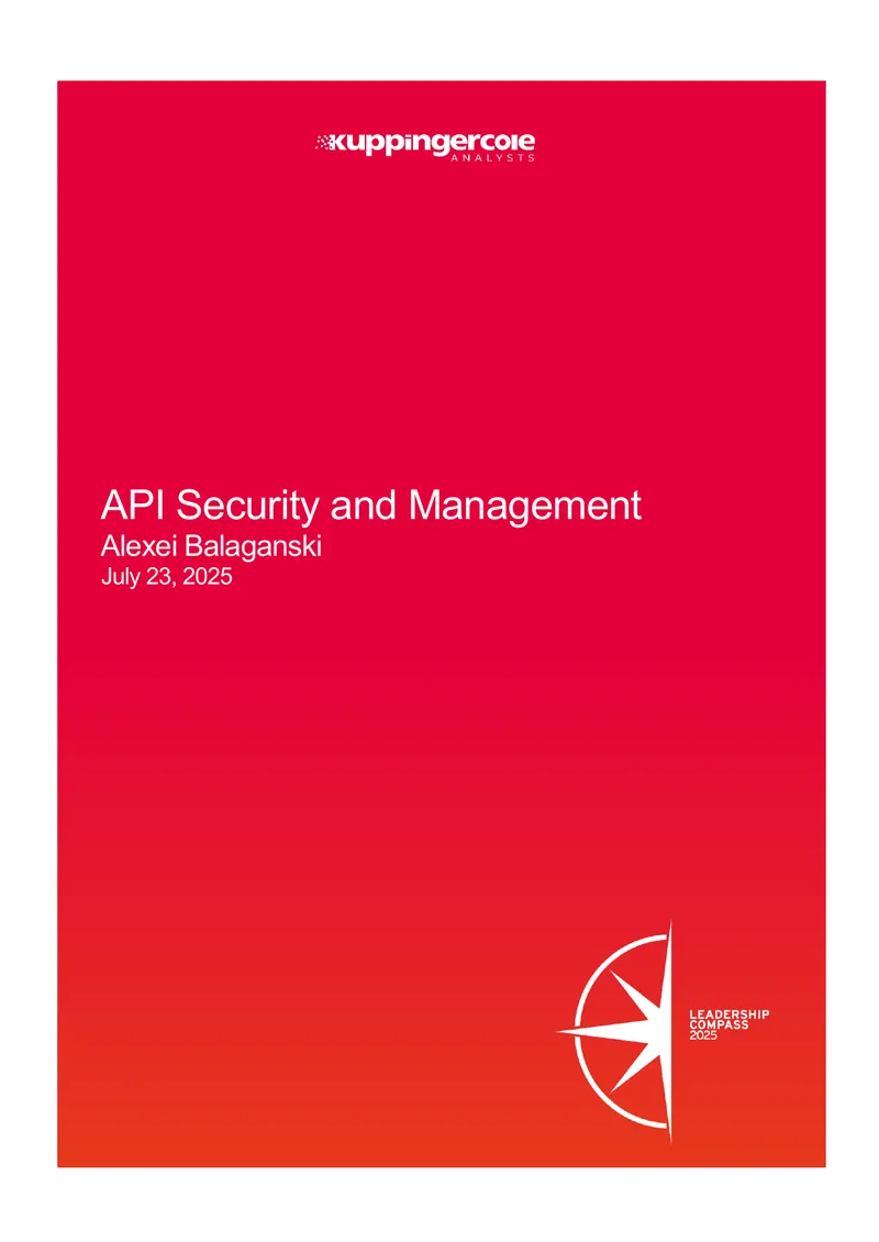 API Security and Management Leadership Compass