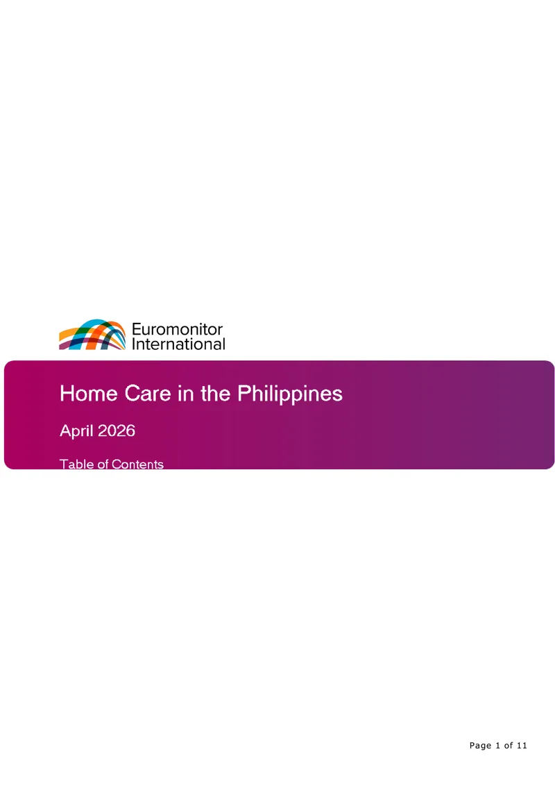 Home Care Market Trends and Innovations Report