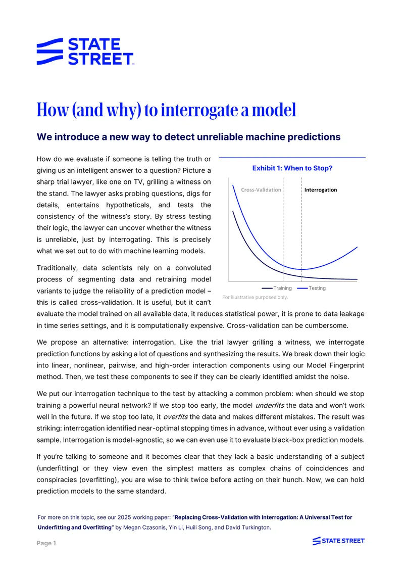 Interrogation Method for Evaluating Machine Learning Models