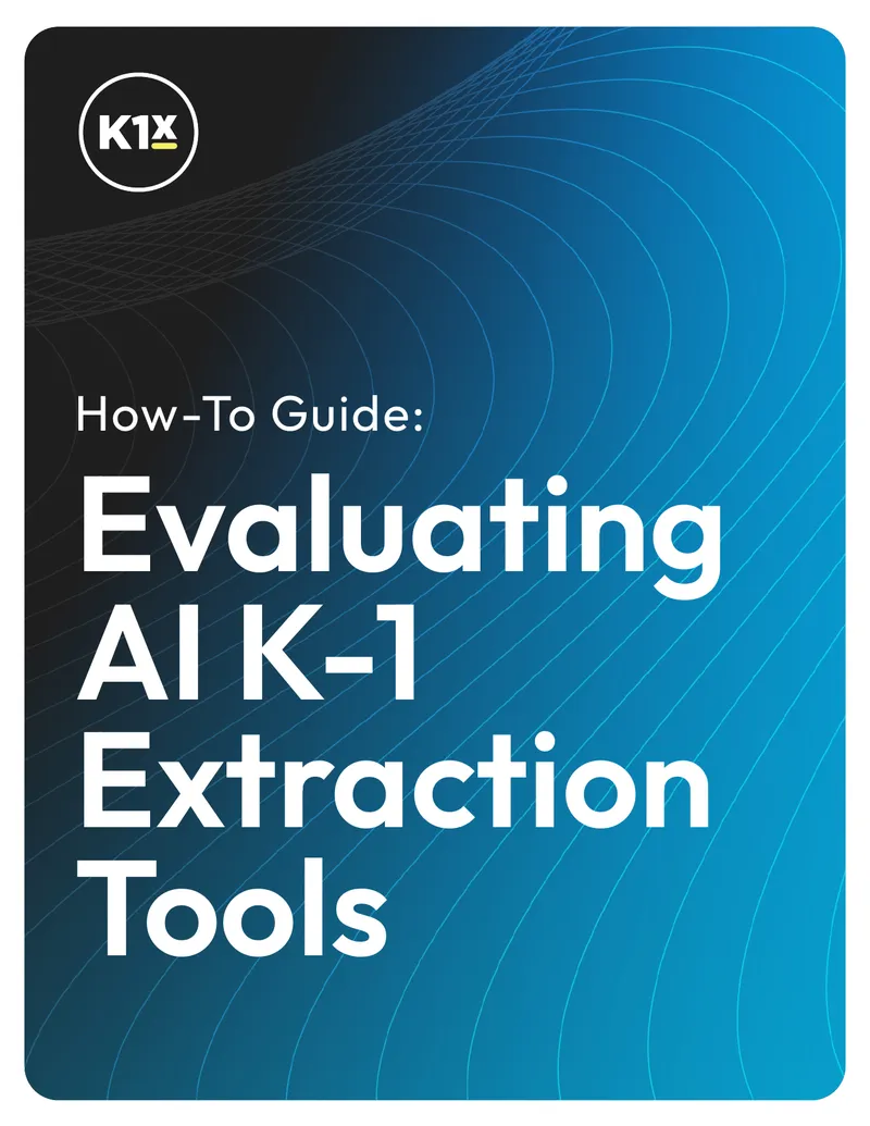 Evaluating AI K-1 Extraction Tools Guide
