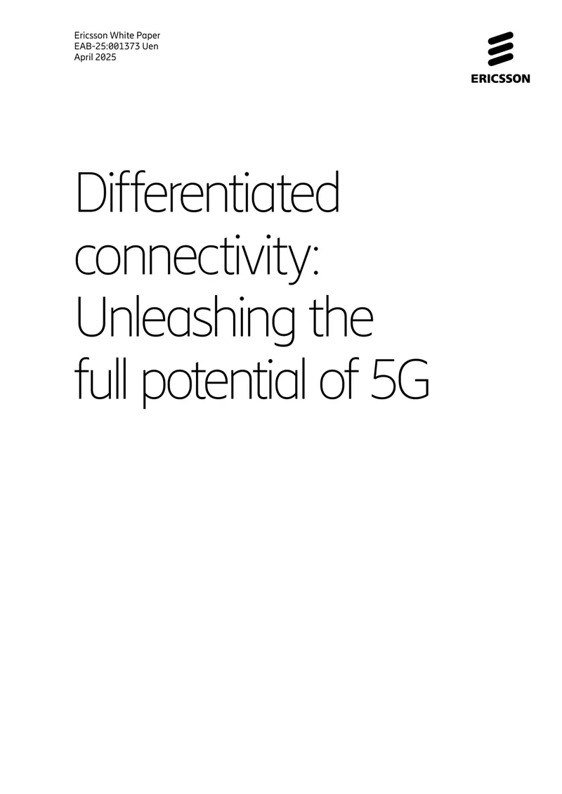 Differentiated Connectivity and 5G Potential