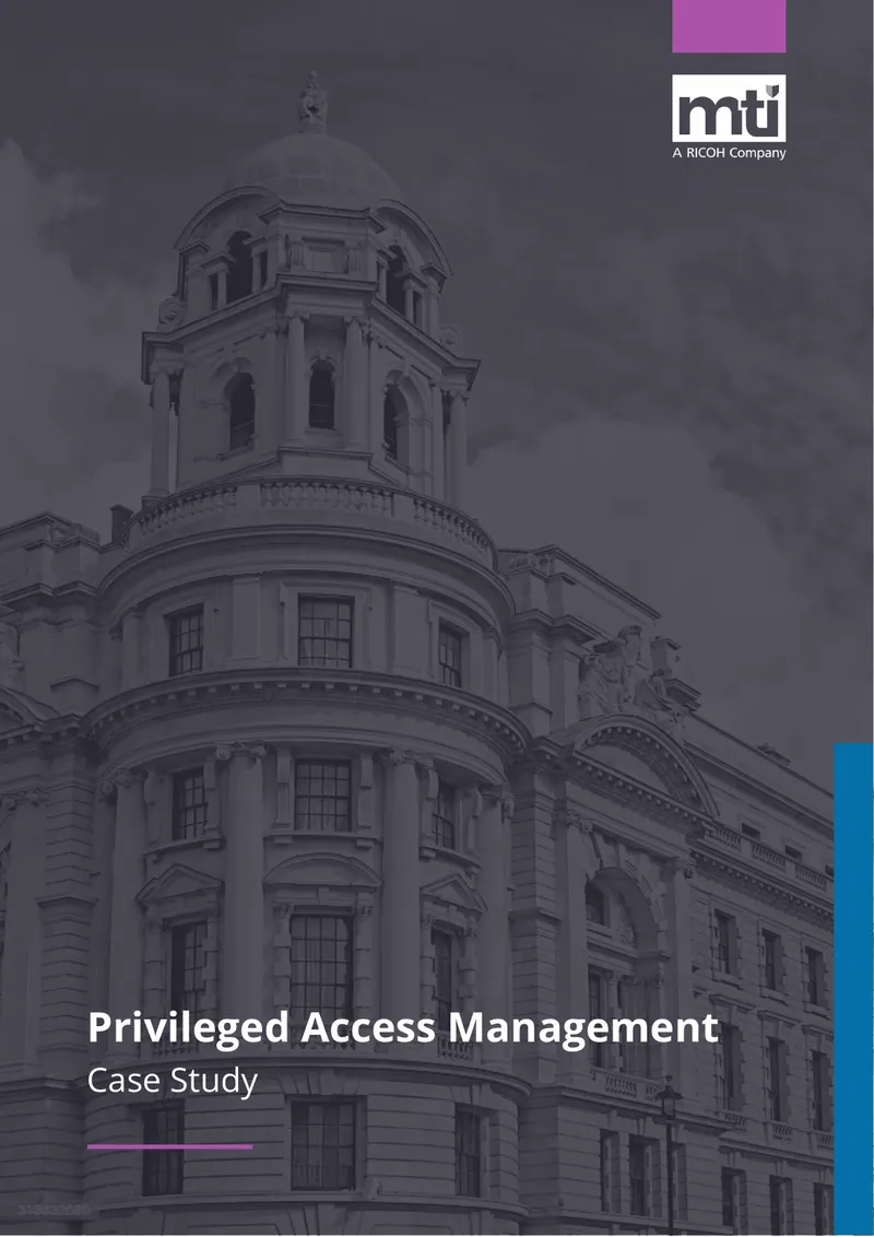 Privileged Access Management Case Study