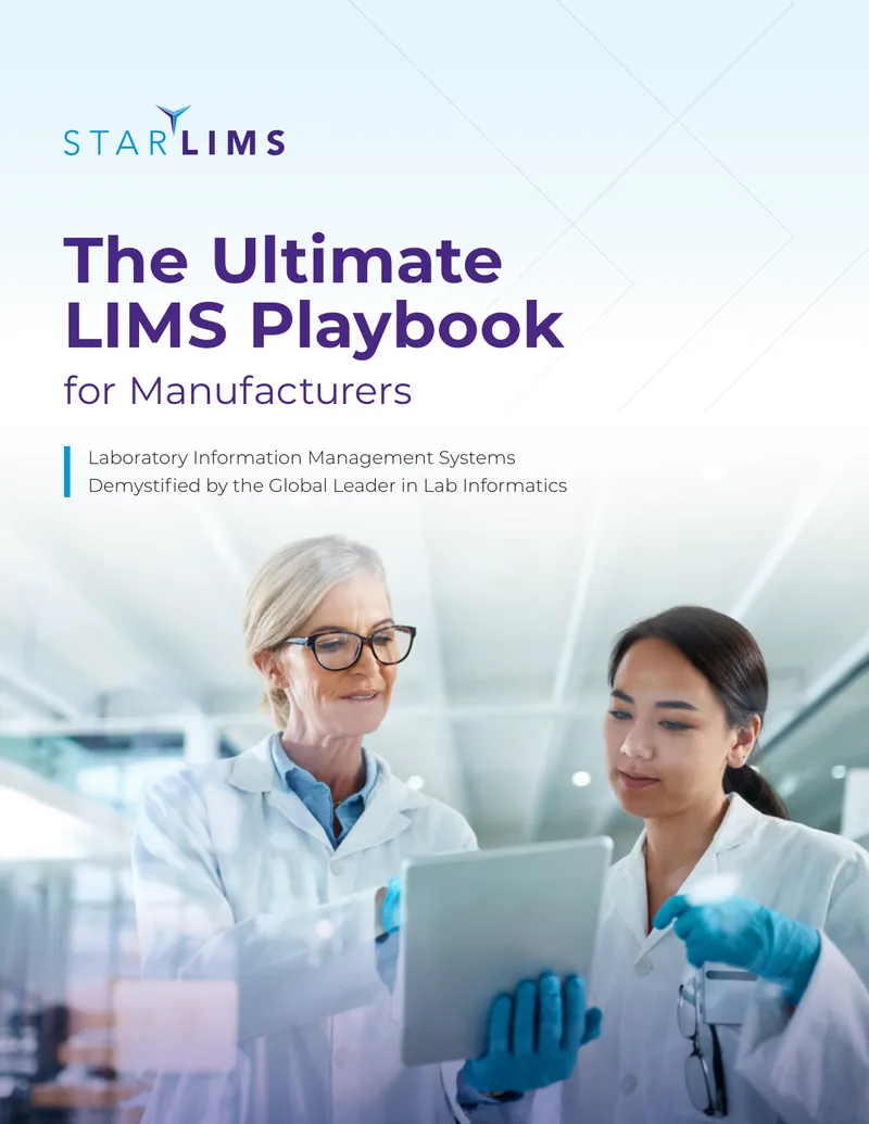 Laboratory Information Management Systems Playbook for Manufacturers