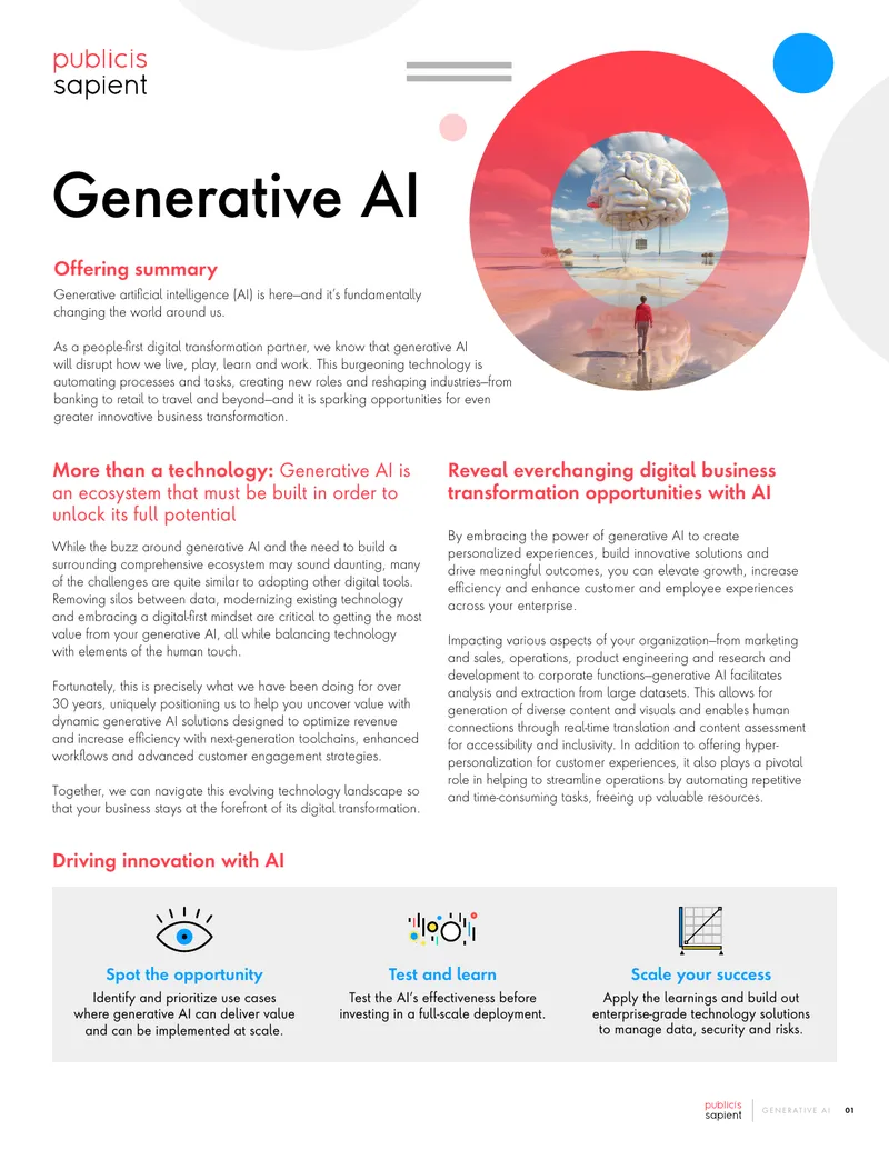 Building a Generative AI Ecosystem for Business Transformation