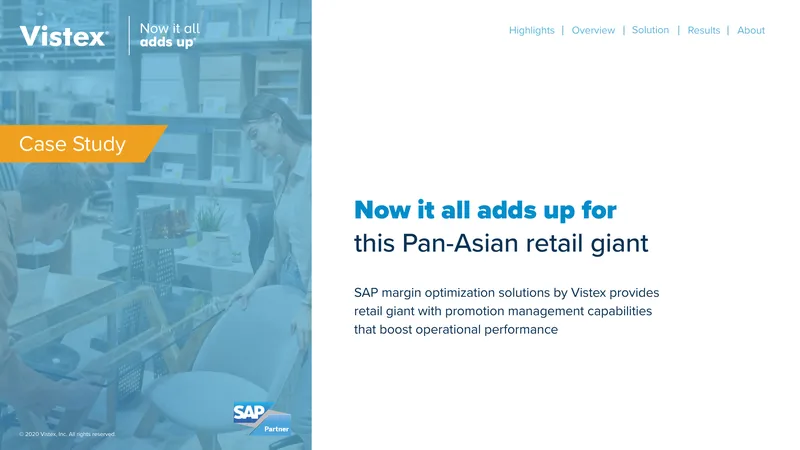 SAP Margin Optimization Solutions for Retail