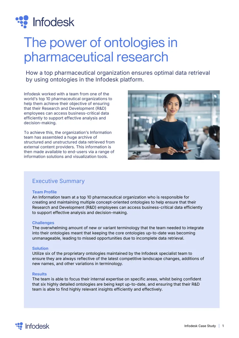 Utilizing Ontologies for Pharmaceutical Data Retrieval