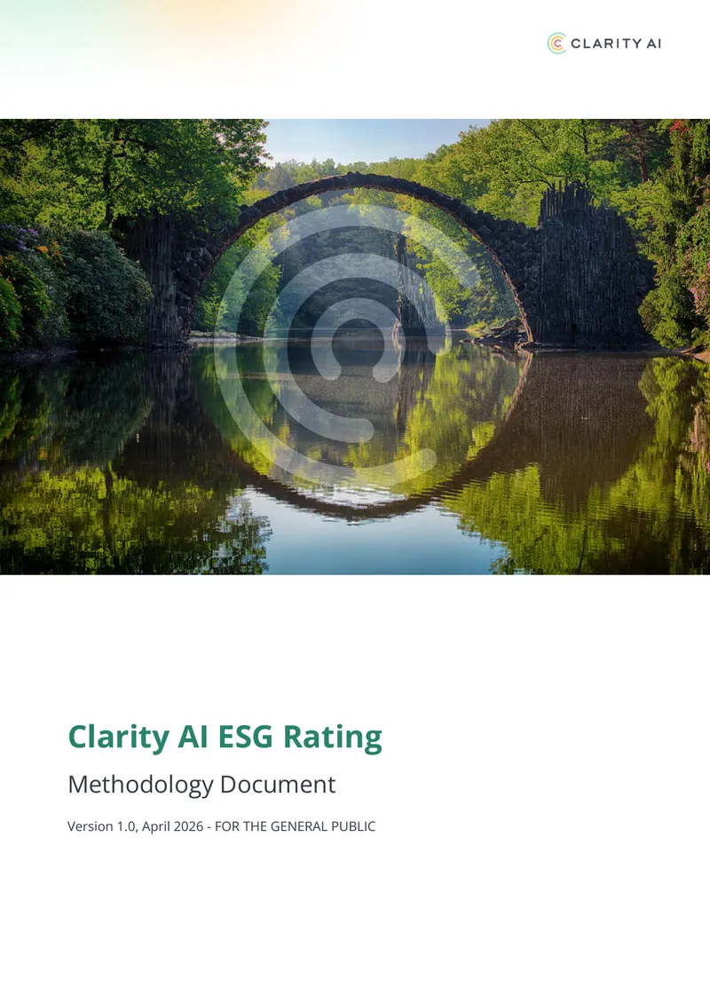 Clarity AI ESG Rating Methodology Document