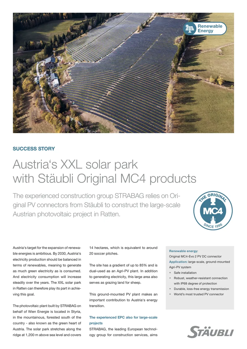 Austria's XXL Solar Park Construction Success Story