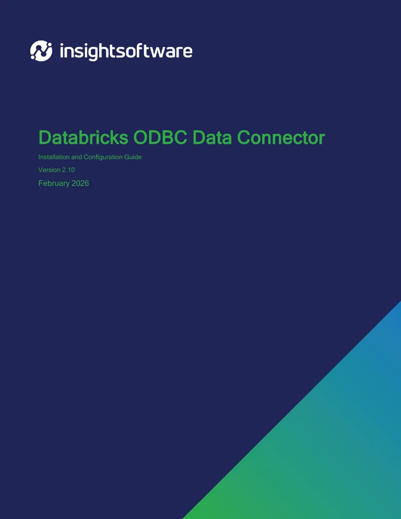 Databricks ODBC Data Connector Installation Guide